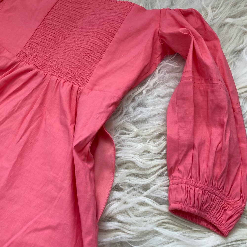 A.L.C. Mila Off the Shoulder Stretch Linen Blend Mini dress 1912 - Picture 10 of 14